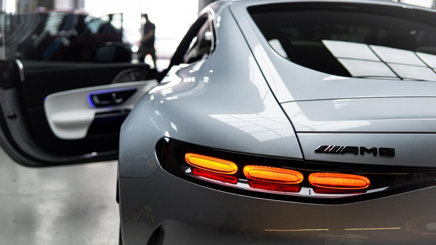 Mercedes AMG GT PPF installation at Detailing Dynamics Dubai