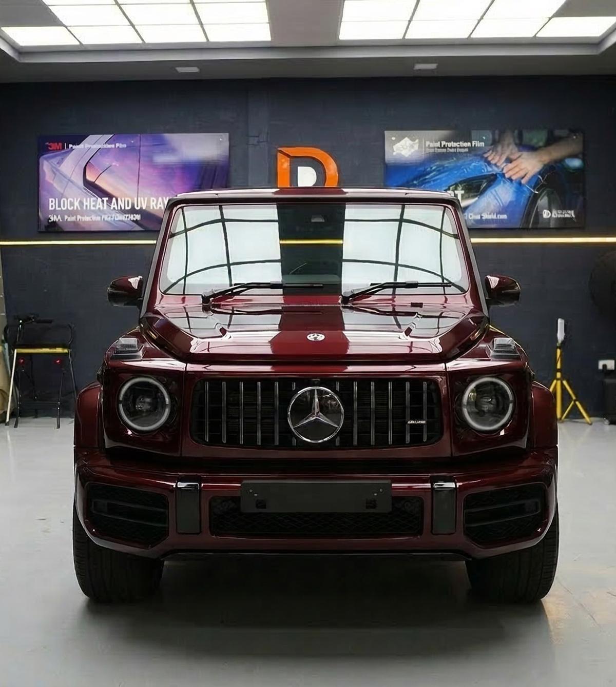 Mercedes G63 after Colour PPF Wrap